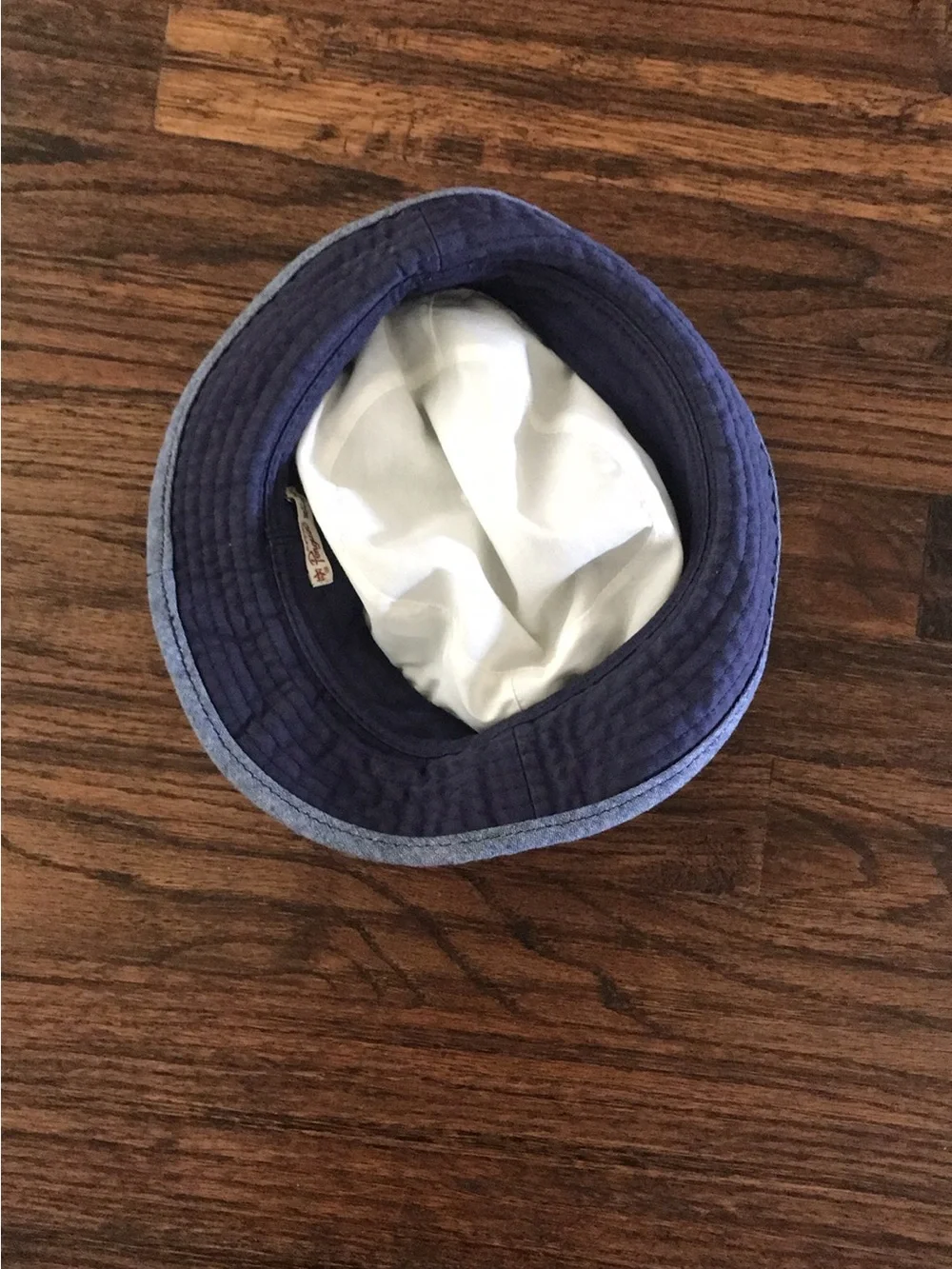 Original Penguin Kids blue Bucket Hat with Logo Patch